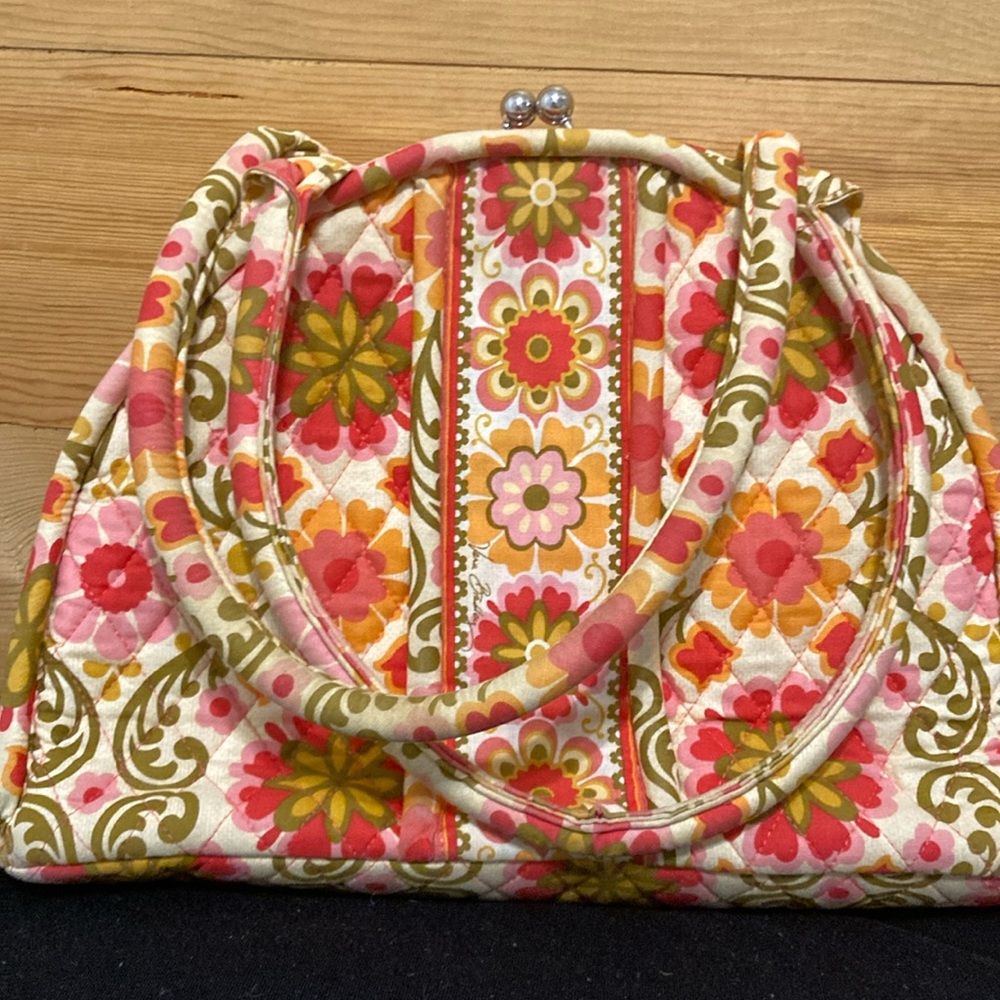 Vintage Vera Bradley Quilted Eloise Shoulder Bag